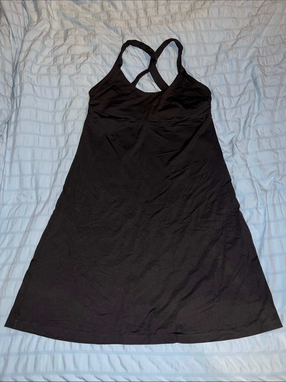 Patagonia Black Crossback A-Line Dress